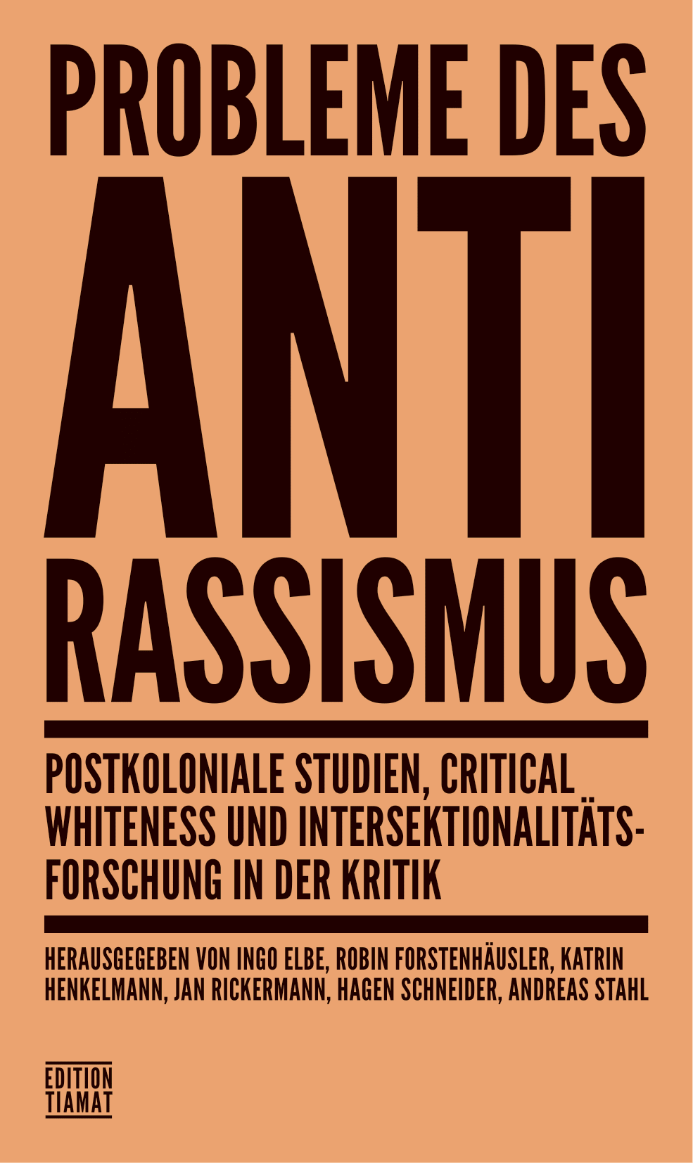 Buchcover "Probleme des Antirassismus"